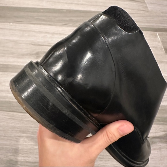 Paul Smith polished leather monk strap Chelsea boots dress shoes - Picture 13 of 14